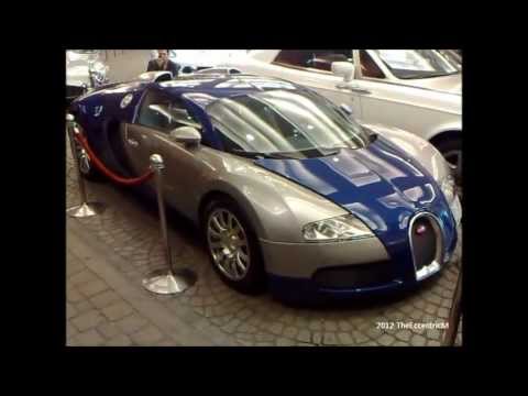 Blue and Grey Bugatti Veyron