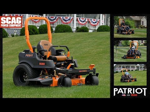 2022 SCAG Power Equipment Patriot 61 in. Briggs Vanguard 810 26 hp in Old Saybrook, Connecticut - Video 1