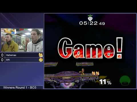 GSS 106 SSBM - Hehemax (Fox) vs. SRI (Peach) - Melee WR1