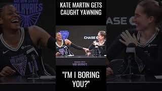 Valkyries Kate Martin Busted For Yawning - Hilarious!