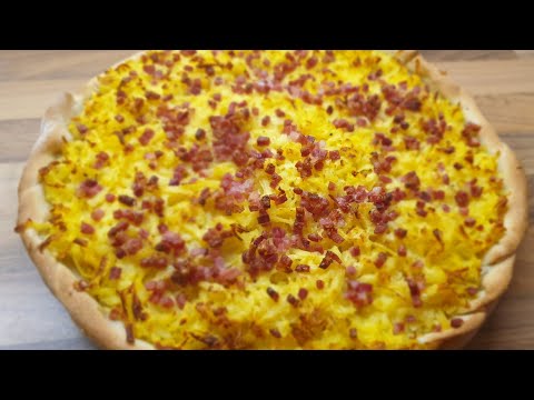 Kartoffelkuchen mit Katenschinken selbstgemacht