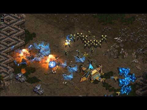 StarCraft Remastered 스타크래프트 3050_AHN vs St2amPack ( Protoss vs Terran ) 星际争霸