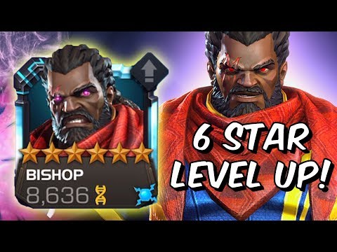 6 Star Bishop Level Up, Abilities & Gameplay! - Marvel Contest Of Champions