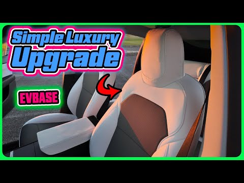 EVBASE Tesla Model Y Seat Covers Review- Is This Nappa Leather Upgrade Worth it?