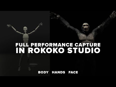 Full Performance Capture in Rokoko Studio - retarget in Blender + livestream to Unreal Engine