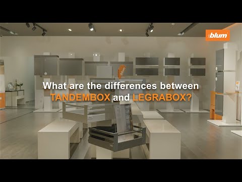 What are the differences between TANDEMBOX and LEGRABOX?