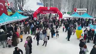 Karne Hediyesi Kar Eğlencesi Aktepe’de 7’den 70’e Kızak Şöleni