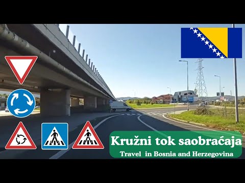 Pravila saobraćaja u kružnom toku: Praktična demonstracija 🇧🇦 @BHRoadStoriesBH