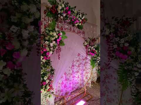 Wedding stage decoration (foldable stage)