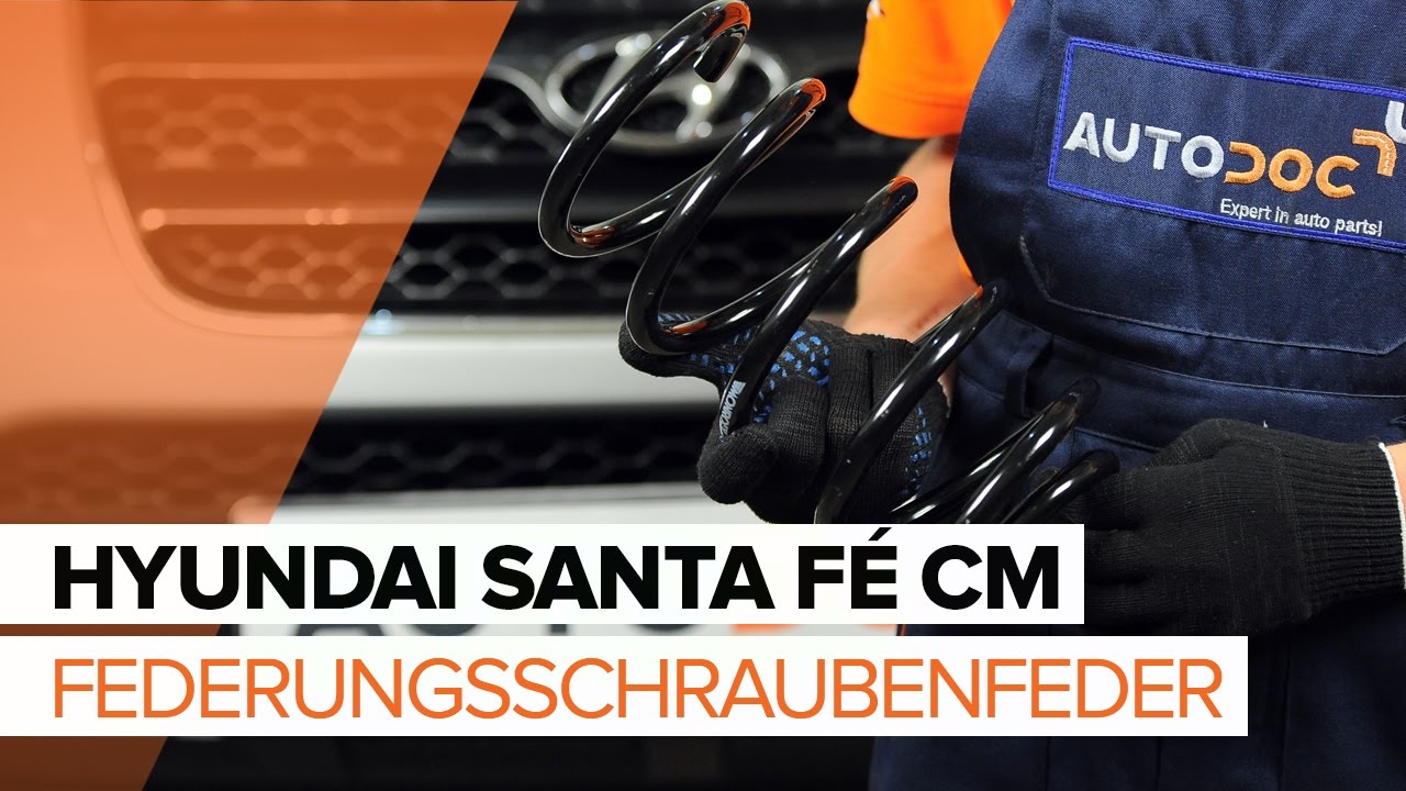 Anleitung: Hyundai Santa Fe CM Federn hinten wechseln