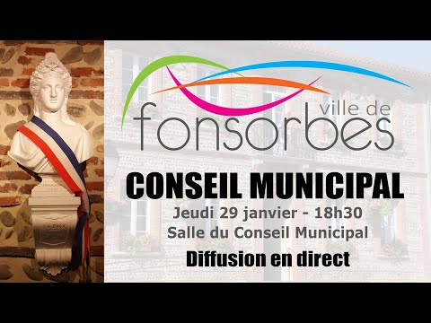 Conseil Municipal du Jeudi 29 janvier 2026 - 18h30 - Salle du Conseil municipal