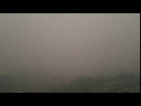 Smoke From Forest Fire in Oregon Reduces Visibility - 1142061