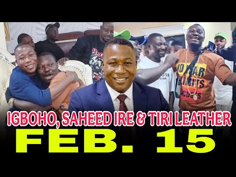 OLOYE SUNDAY IGBOHO RE UNITE WITH SAHEED IRE, MR. WISDOM  & TIRI LEATHER