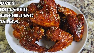 Crispy Oven Roasted Gochujang Chicken Wings Recipe 🍗🔥