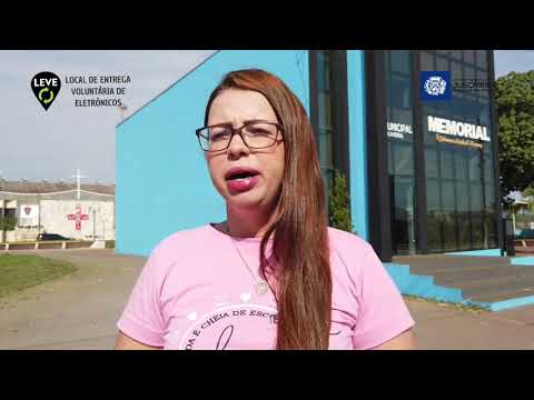 Campanha de Coleta de Lixo Eletrnico em Juscimeira