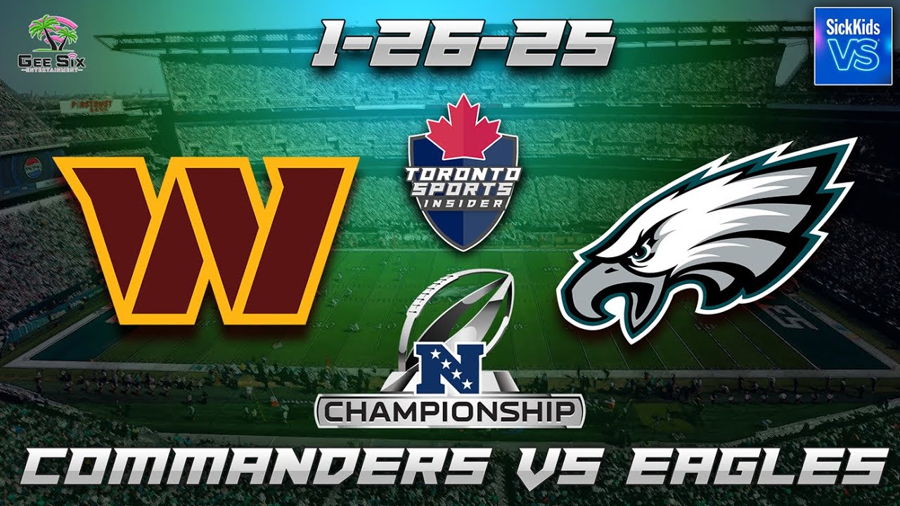 Washington Commanders vs Philadelphia Eagles LIVE Stream Game Audio | AFC Championship Cast & Chat