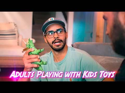 Adults playing with kids toys | David Lopez