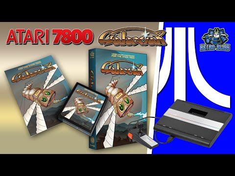 GALAXIAN for the ATARI 7800 - A Homebrew Game Review!