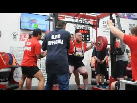 PTC Sydney - Andrew Squats 305kg GPC Sydney Cup