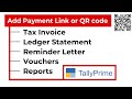Add Payment Link QR Code In Tally Prime 5 0 Payment Request By Using Payment Link QR Code