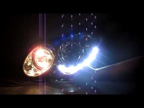 W209/C209/A209 2003-2009 Projector LED R8Look HEADLIGHT Chrome for Mercedes Benz