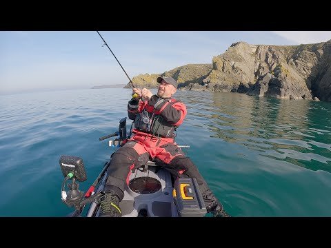 Pollack at Port Logan - Fantastic First Session of 2025! - Kayak Sea Fishing UK