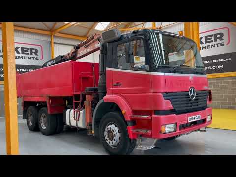 New In Stocklist For Sale: MERCEDES BENZ ATEGO 2628 6X4 TIPPER / GRAB – 2004 – DK54 GUU