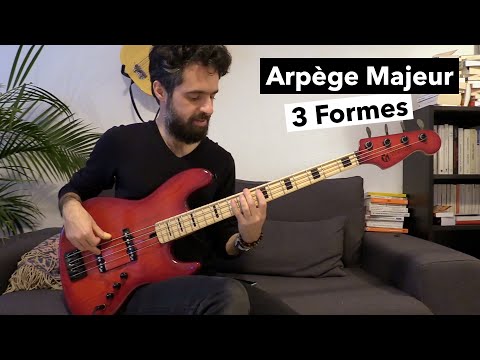 Maîtriser l'ARPEGE MAJEUR en 3 FORMES 🎸 Cours de Basse