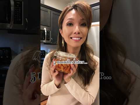 5 Monate alter fermentierter Honig-Knoblauch 🍯🧄