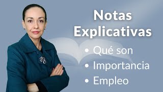 EPISODIO 166: Todo sobre las Notas Explicativas