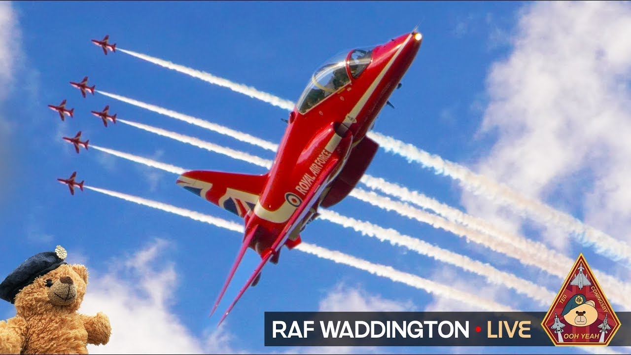 LIVE RAF WADDINGTON HOME OF THE ROYAL AIR FORCE AEROBATICS TEAM RED ARROWS 29.01.25