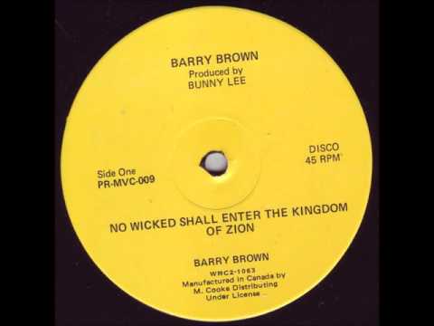 Barry Brown - No Wicked Shall Enter The Kingdon Of Zion + Dub - 12" Puff Records 1979 - KILLER ROOTS