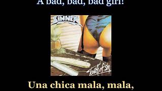 Sinner - Bad Girl - Lyrics / Subtitulos en español (Nwobhm) Traducida