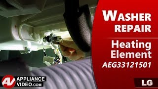 LG Washer: Leaking Water from Heater Seal - Heating Element Repair and Diagnostic