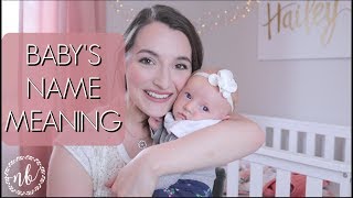HOW WE CHOSE OUR BABY'S NAME | SPECIAL MEANINGS | Natalie Bennett