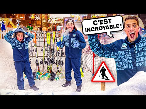 PREMIERE FOIS AU SKI EN FAMILLE 🥶 ! ( C'est catastrophique )