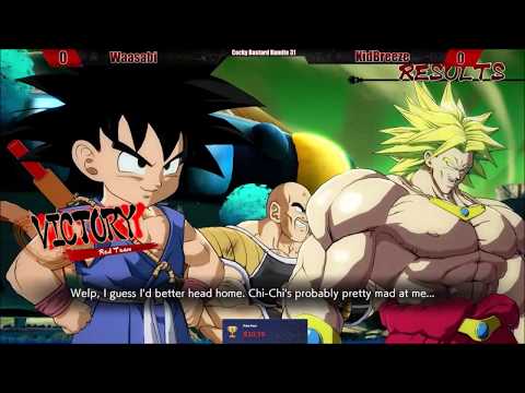 -DBFZ- FullmetalFury (Nappa/Broly/GTGoku) vs KidBreeze (AGohan/Hit/GokuBlack) Kumite 31