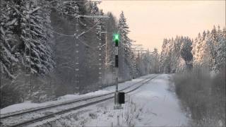 LED-Test Signal on operation near Palokintie level crossing (flashing distant signals, another one)