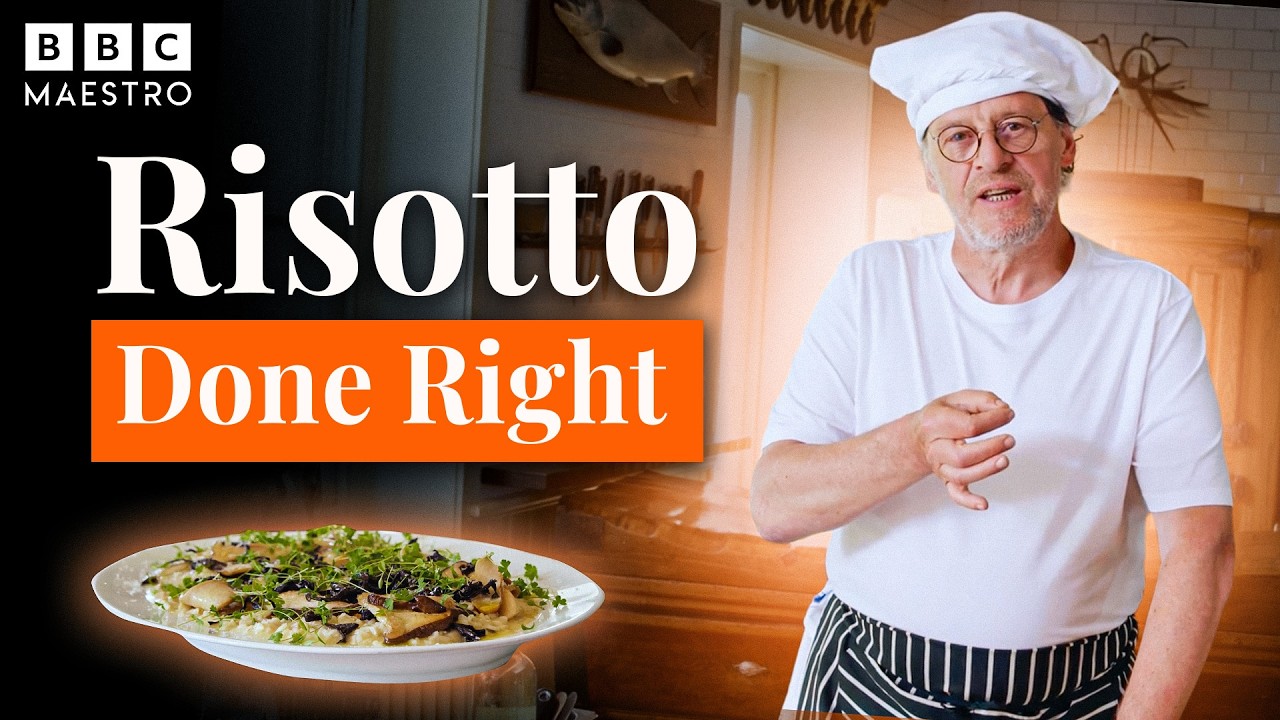 Mushroom risotto made easy with Marco Pierre White | Meet your Maestro | BBC Maestro