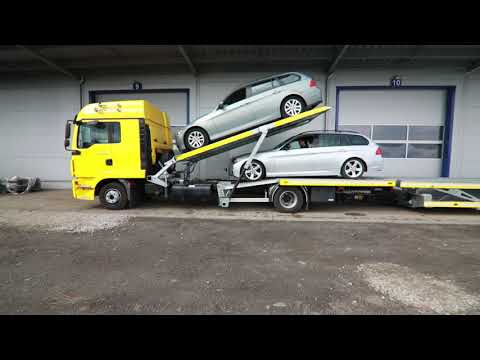 Auto laweta Modullo  do transportu 5 pojazdów marki Blyss