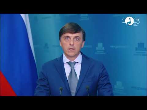 Видеообращение Министра просвещения Российской Федерации С С  Кравцова август 2023 год