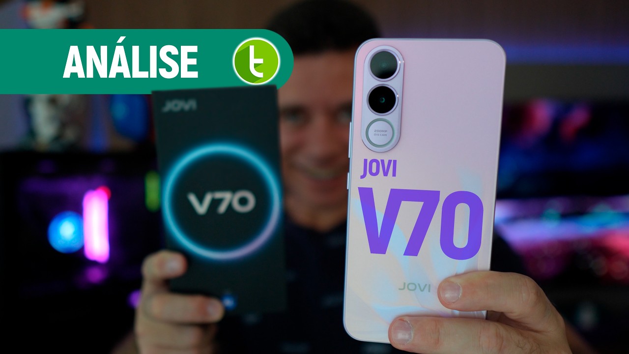 Miniatura da avaliação em vídeo de Smartphone Jovi V70 5G 512GB Lilás Boreal Roxo