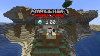 I Got Diamonds In The First Minute In Minecraft HARDCORE Episode 1