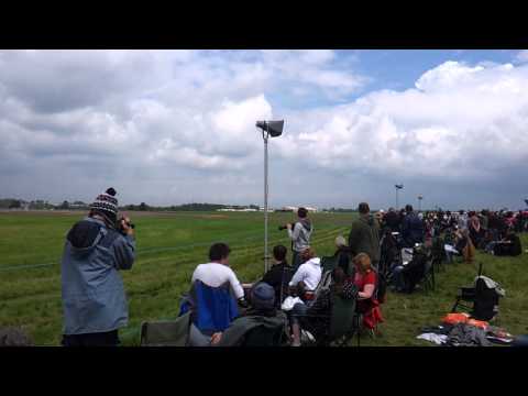 F/A 18 afterburner flyby - Royal Air Tattoo 2012