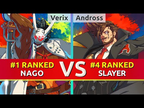 GGST ▰ Verix (#1 Ranked Nagoriyuki) vs Andross (#4 Ranked Slayer). High Level Gameplay