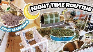 NIGHT ROUTINE WITH 14 GUINEA PIGS 🐽✨