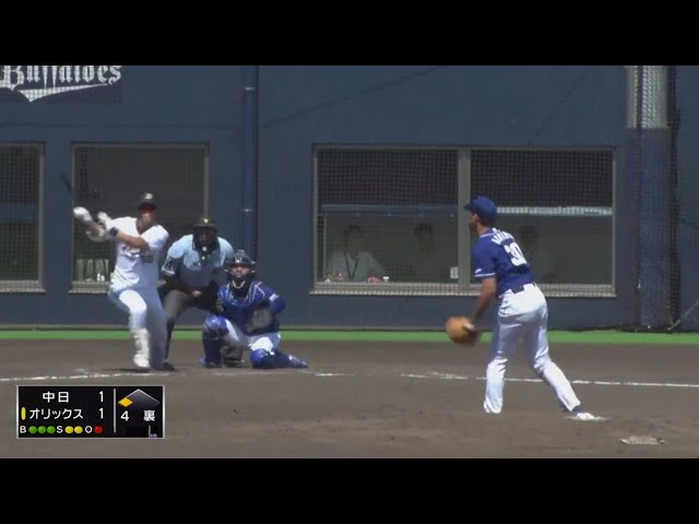 【ファーム】バファローズ・T-岡田の貫禄!! 勝ち越しタイムリー!! 2019/8/8 B-D(ファーム)
