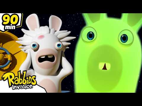 Best Mad Scientist Rabbid Experiments! 🧪🐰 Rabbids Invasion 🐰 Full Episodes | Cartoons For Kids