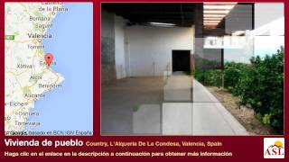 preview picture of video 'Vivienda de pueblo se Vende en Country, L'Alqueria De La Condesa, Valencia, Spain'