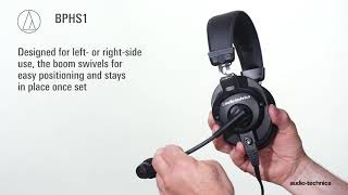Video thumbnail for BPHS1 Overview | Broadcast Stereo Headset by Audio-Technica USA